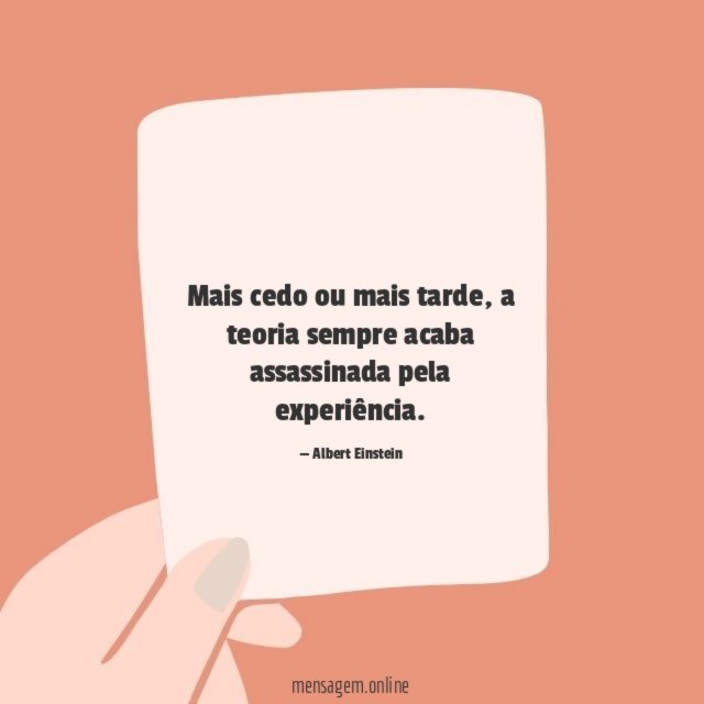 Mais cedo ou mais tarde