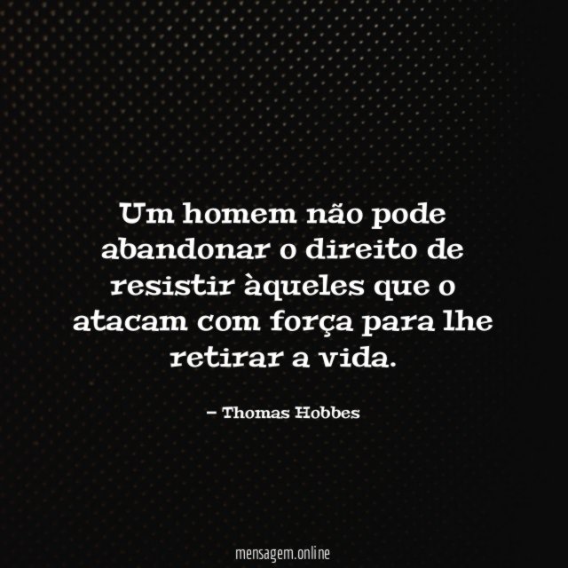 Um homem não pode abandonar o direito de
