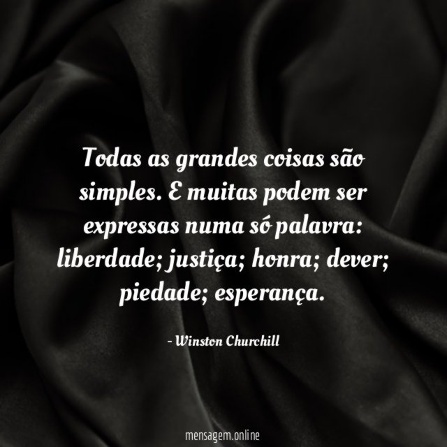 Todas as grandes coisas são simples