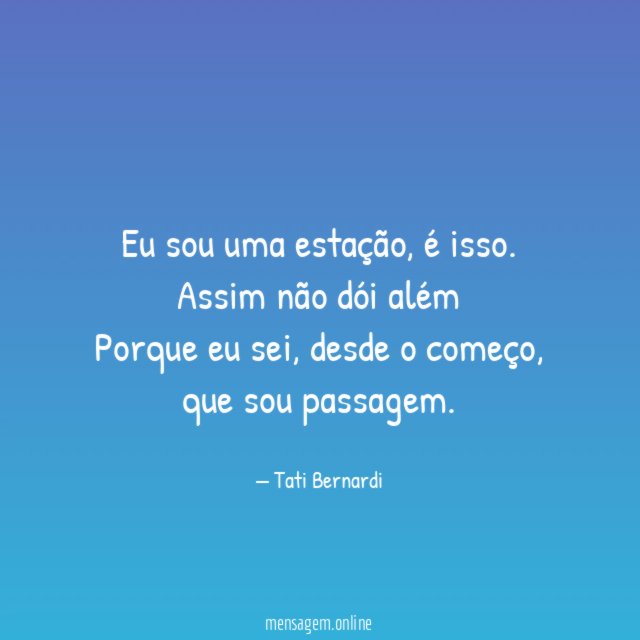 Eu sou uma estação