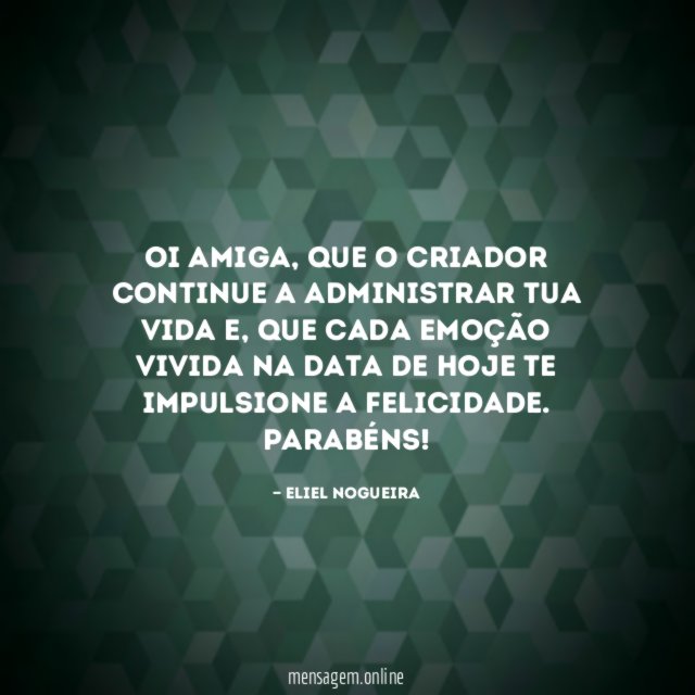 Oi amiga