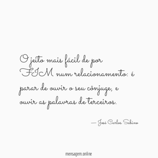 O jeito mais fácil de por FIM num relacionamento