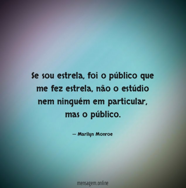 Se sou estrela