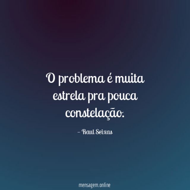 O problema é muita estrela pra pouca constelação