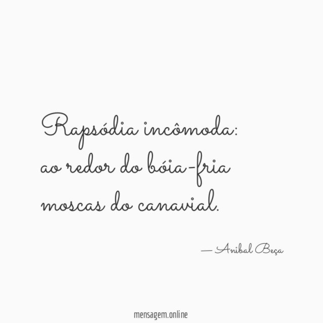 Rapsódia incômoda