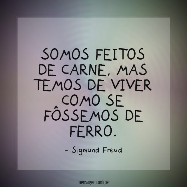 Somos feitos de carne
