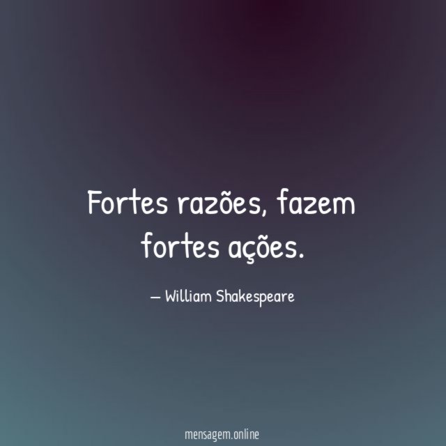 Fortes razões