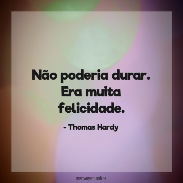 Não poderia durar