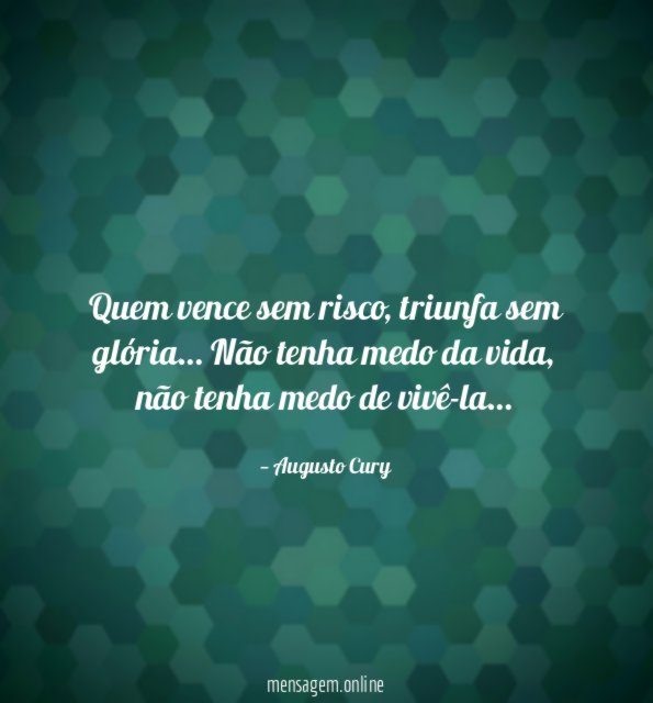 Quem vence sem risco