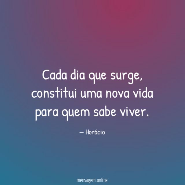 Cada dia que surge