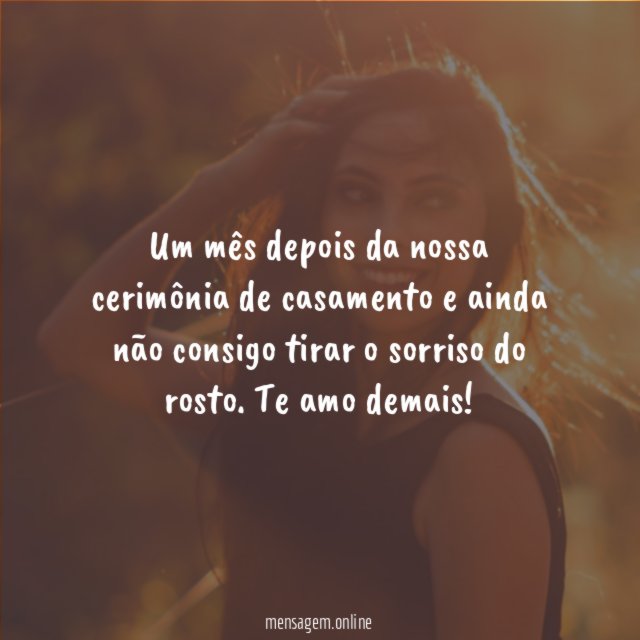 Um mês de um sorriso que não acaba