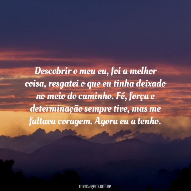 Descobrir o meu eu