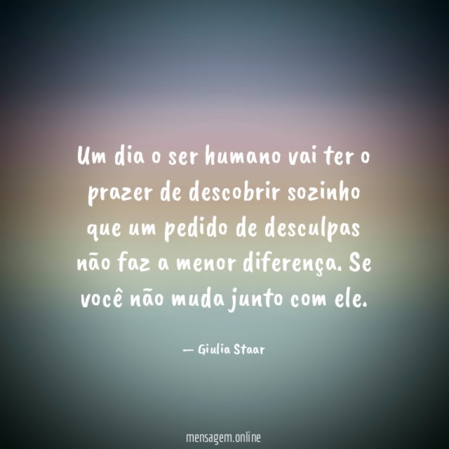 Um dia o ser humano vai ter