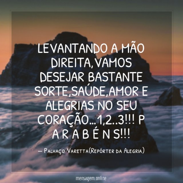LEVANTANDO A MÃO DIREITA