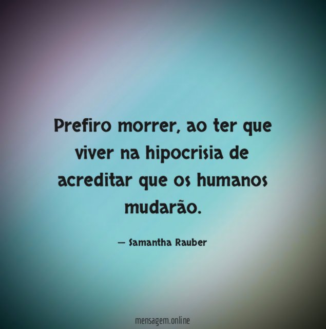 Prefiro morrer