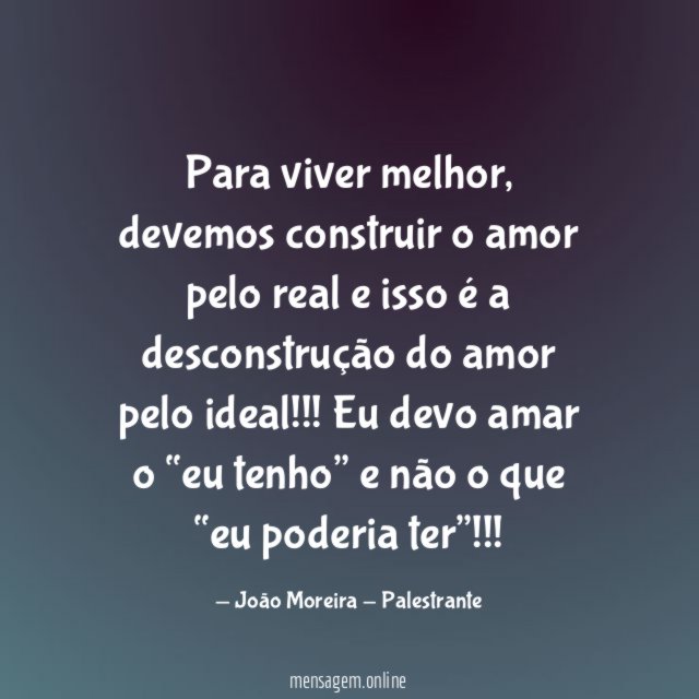 Para viver melhor