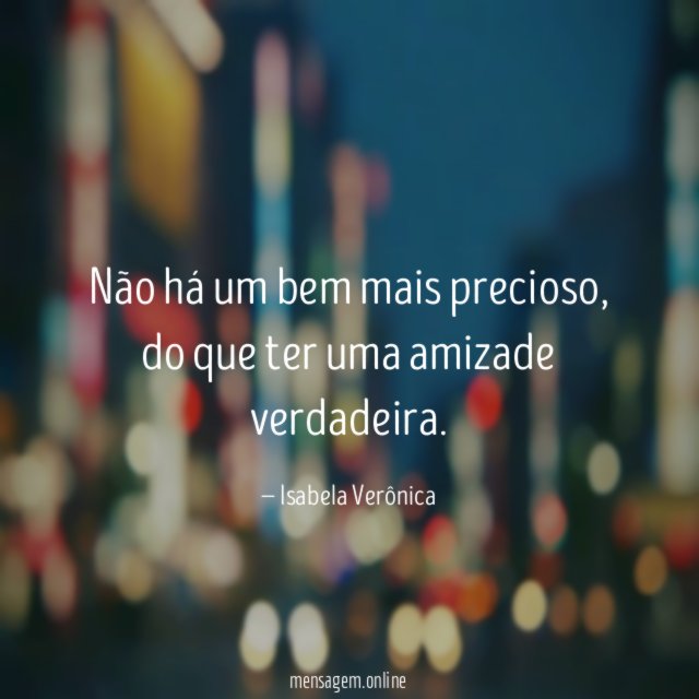 Não há um bem mais precioso