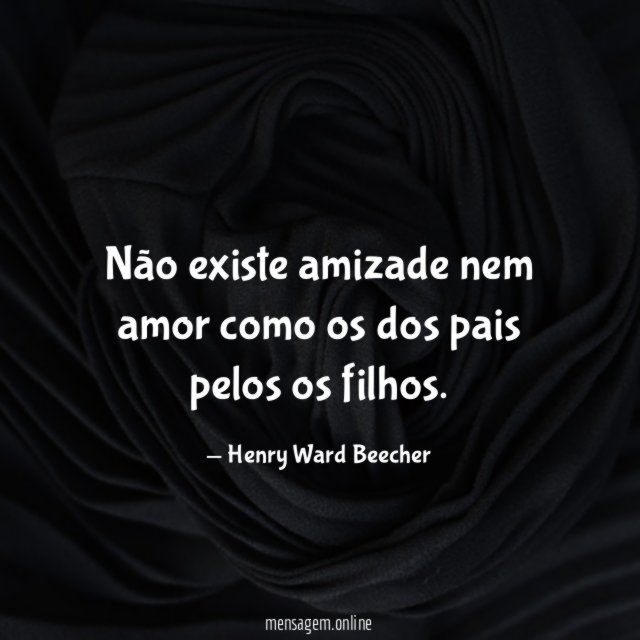Não existe amizade nem amor como os dos