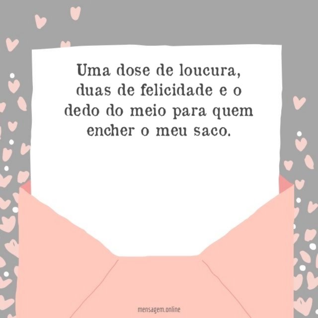 Uma dose de loucura