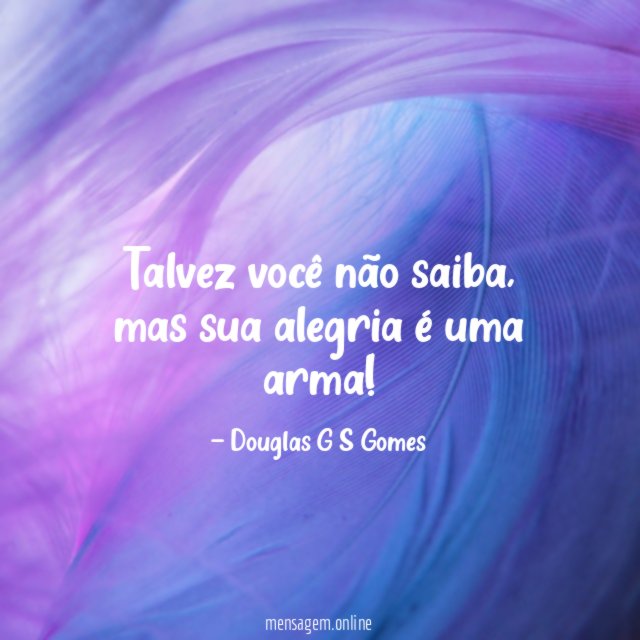 Talvez você não saiba