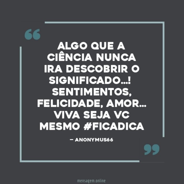 ALGO QUE A CIÊNCIA NUNCA IRA DESCOBRIR O SIGNIFICADO