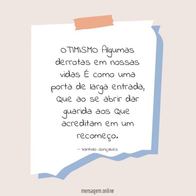 OTIMISMO