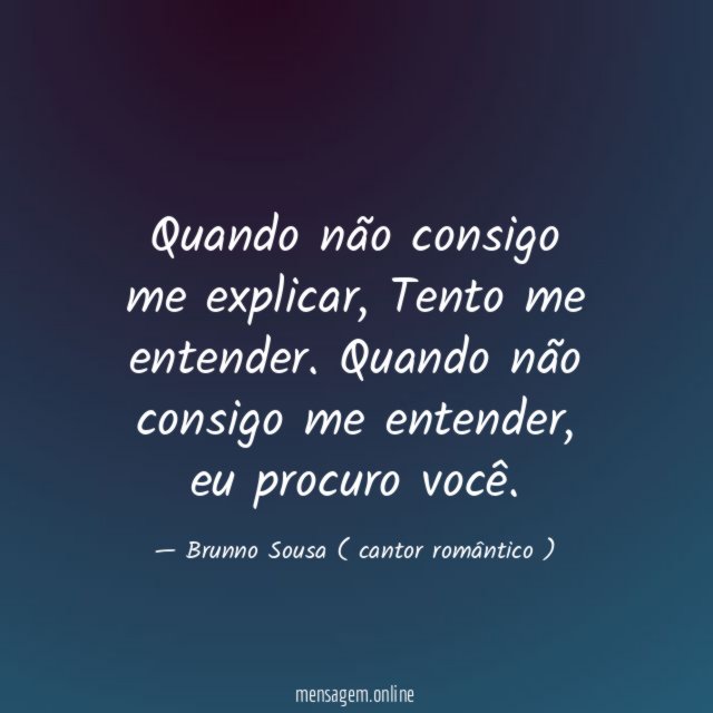 Quando não consigo me explicar