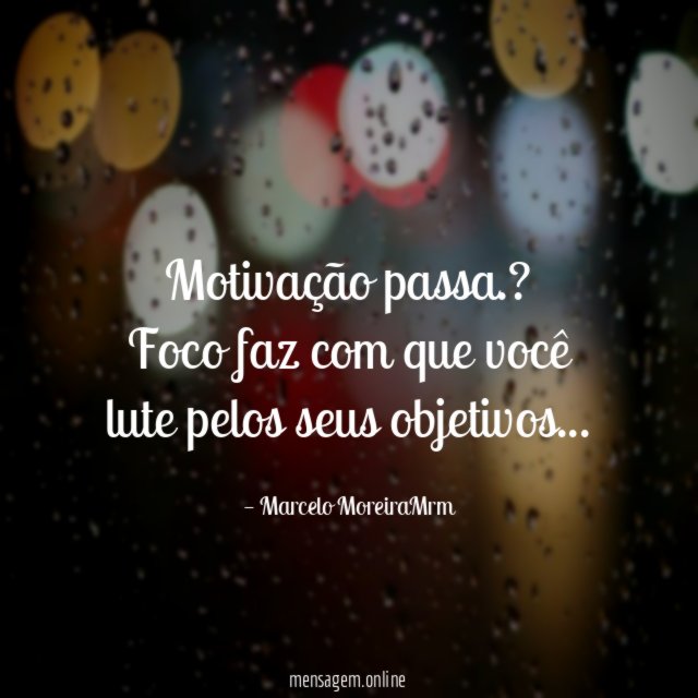 Motivação passa