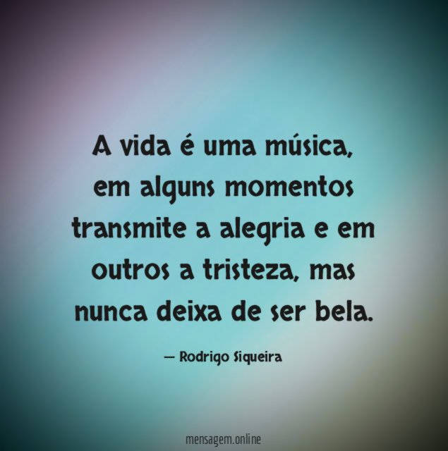 A vida é uma música