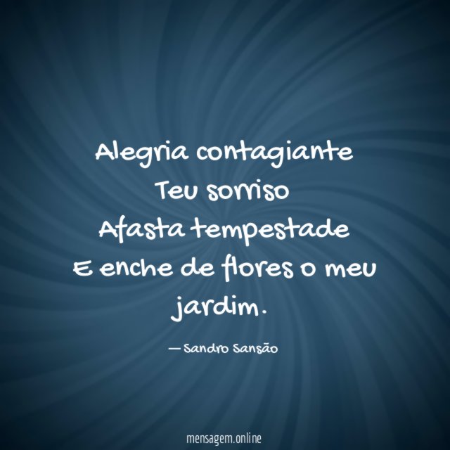 Alegria contagiante