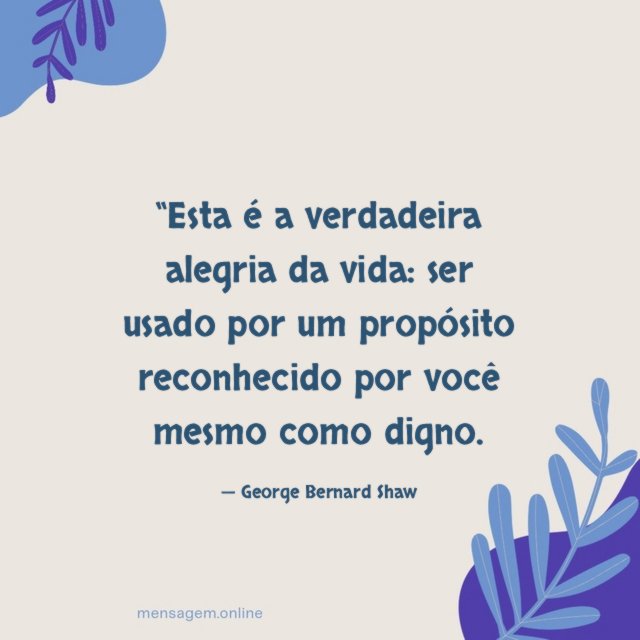 Esta é a verdadeira alegria da vida