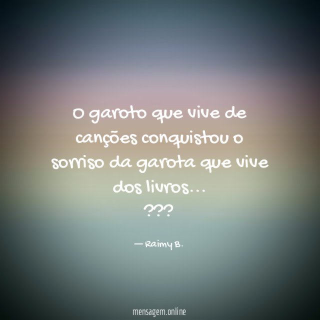O garoto que vive de canções conquistou