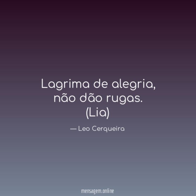 Lagrima de alegria