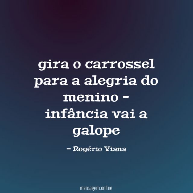 gira o carrossel para a alegria do menino - infância
