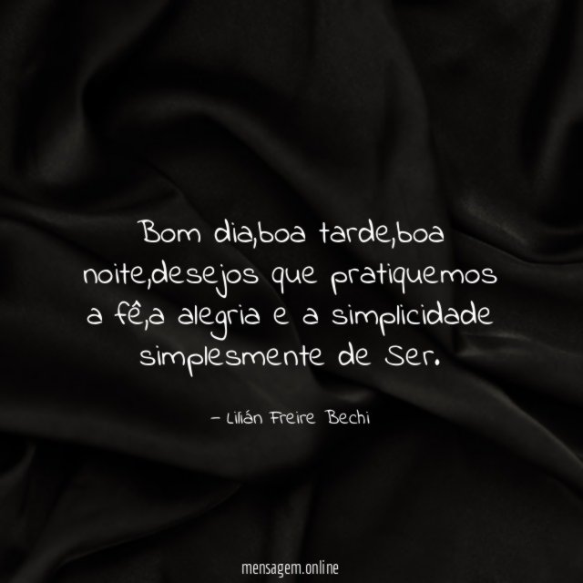 Bom dia