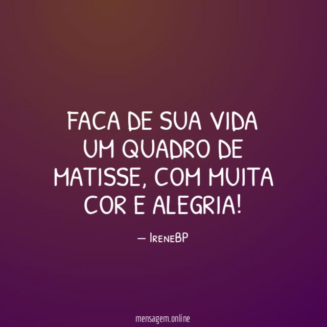 Faca de sua vida um quadro de MATISSE