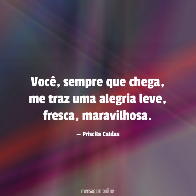 Você