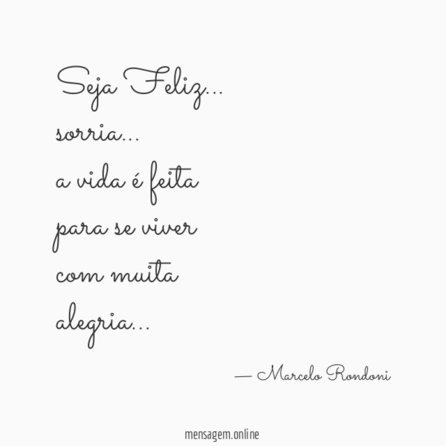 Seja Feliz