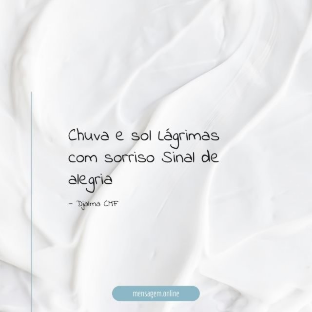 Chuva e sol Lágrimas com sorriso Sinal de alegria