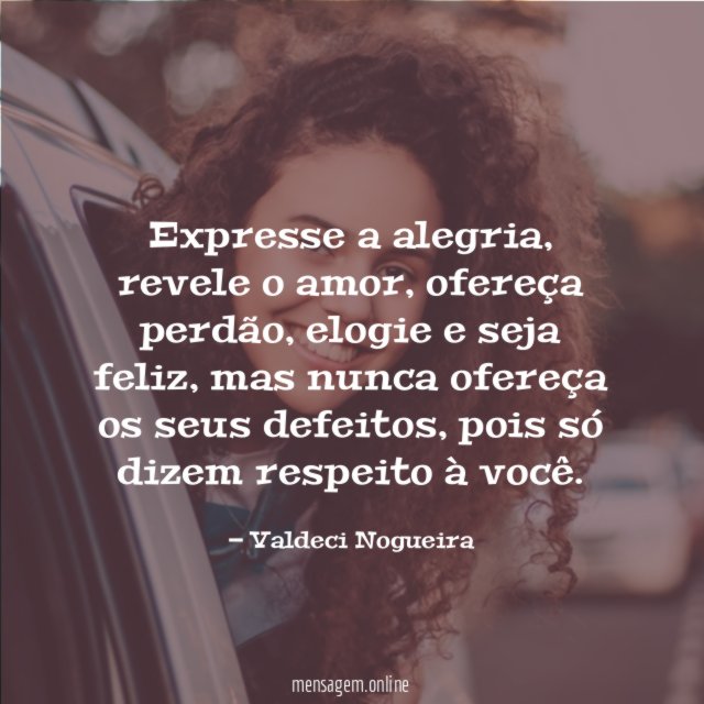 Expresse a alegria