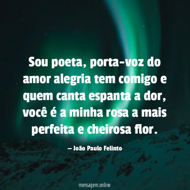 Sou poeta