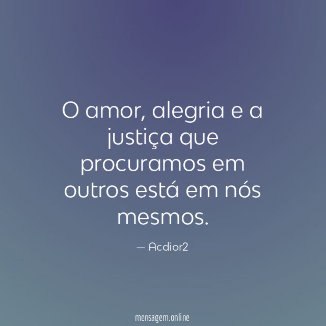 O amor