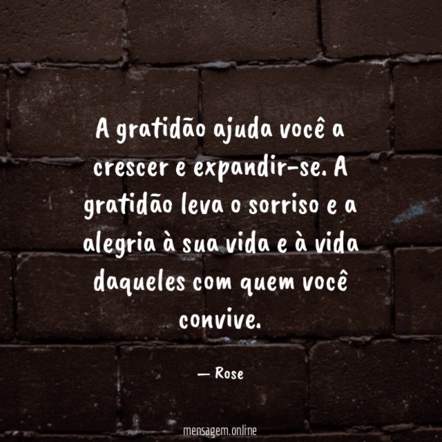 A gratidão ajuda você a crescer e expandir-se