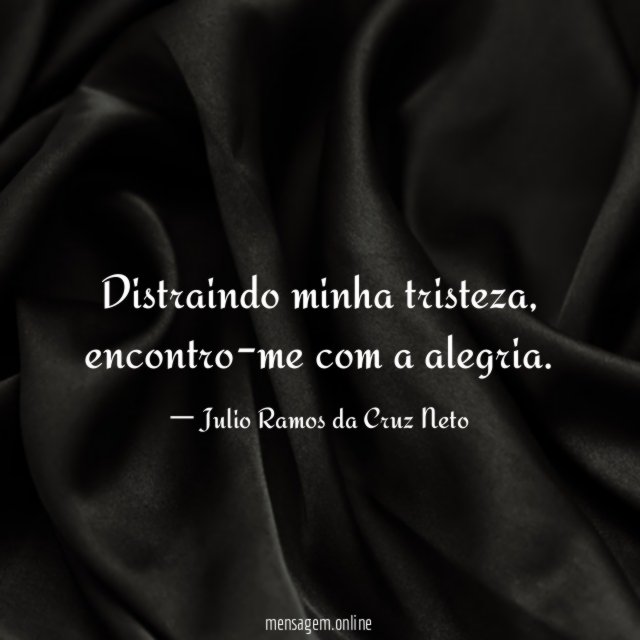 Distraindo minha tristeza
