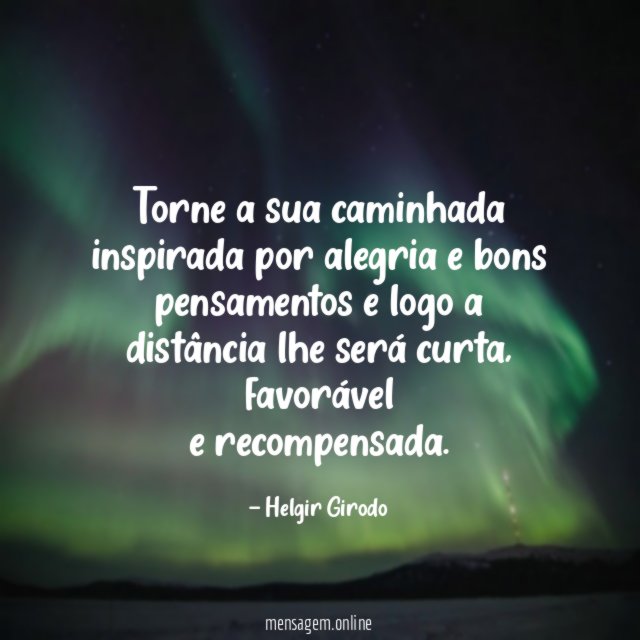 Torne a sua caminhada inspirada por alegria
