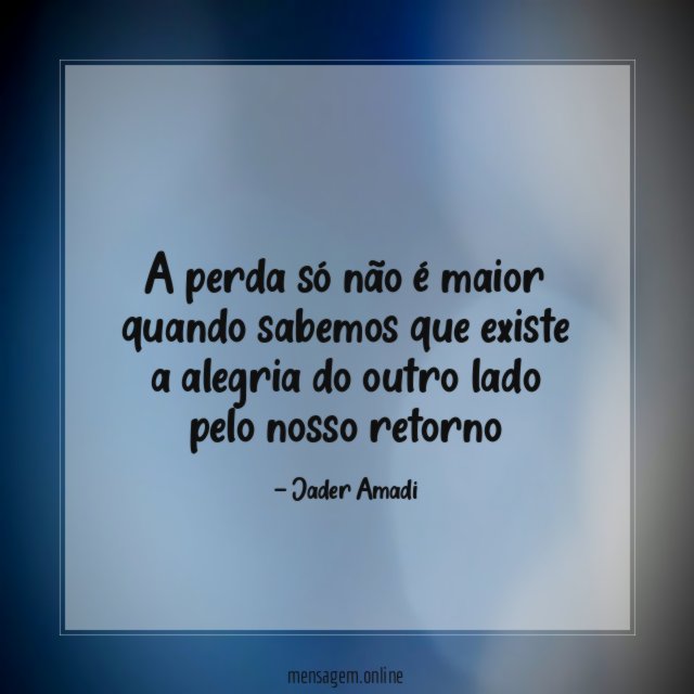 A perda só não é maior quando sabemos