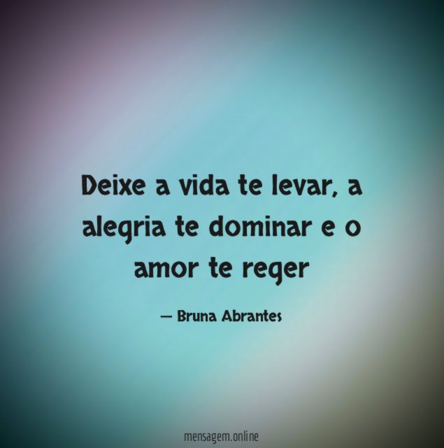 Deixe a vida te levar