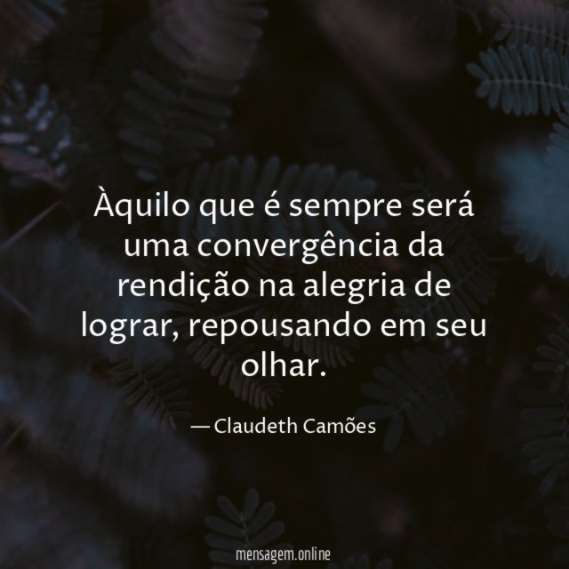 Àquilo que é sempre será uma convergência da