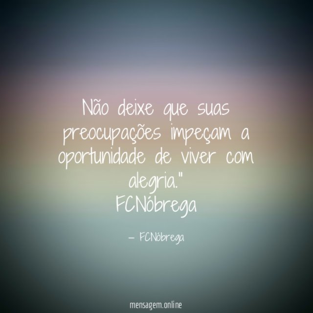 Não deixe que suas preocupações impeçam a oportunidade