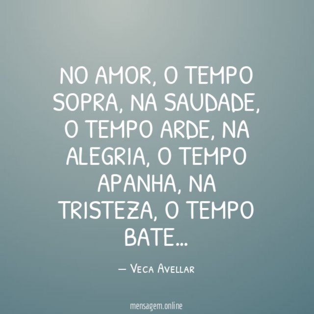 No amor